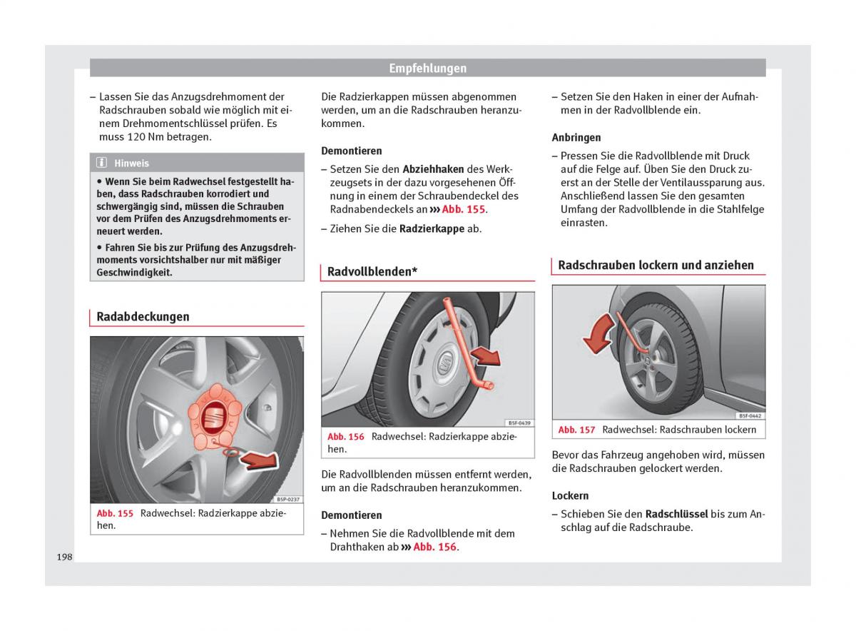 Seat Altea Handbuch / page 200