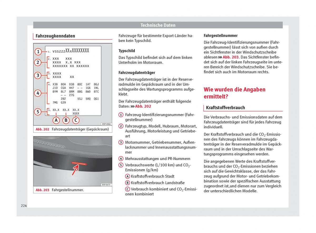 Seat Altea Handbuch / page 226