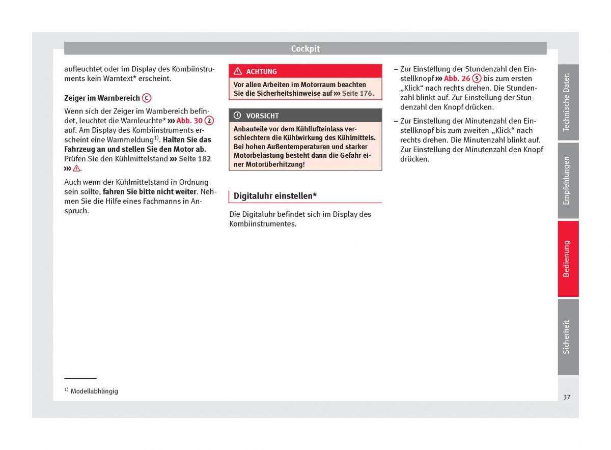 Seat Altea Handbuch / page 39