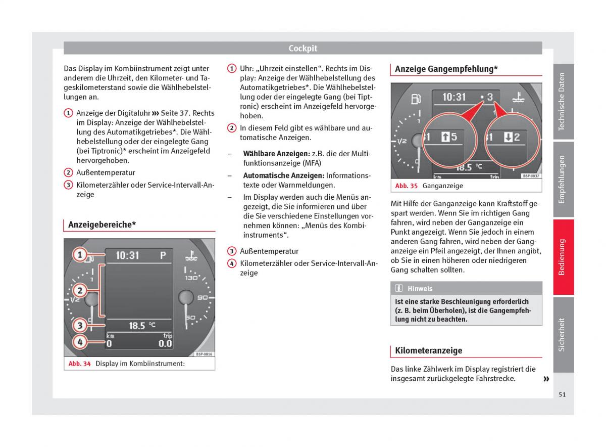 Seat Altea Handbuch / page 53