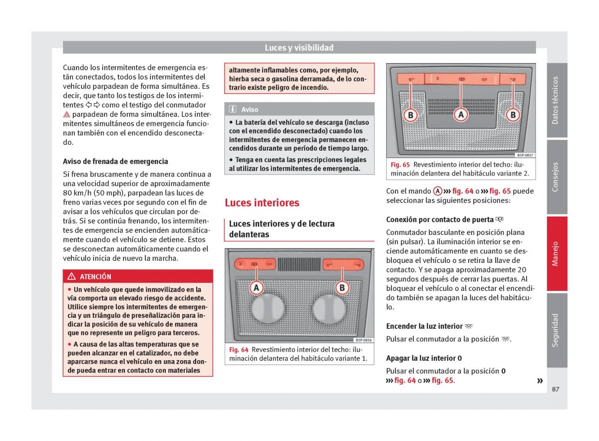 Seat Altea manual del propietario / page 89