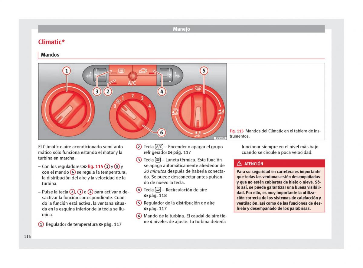 Seat Altea manual del propietario / page 118