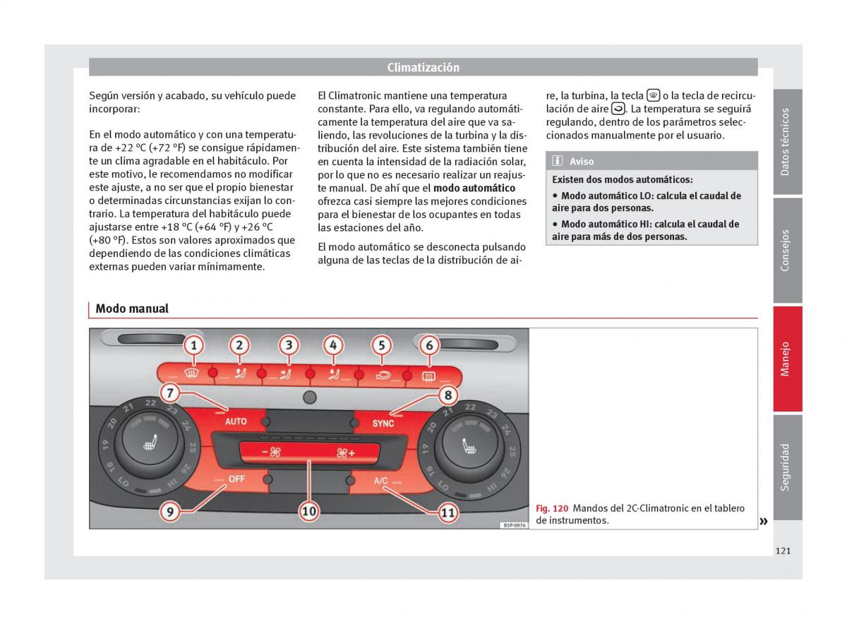 Seat Altea manual del propietario / page 123