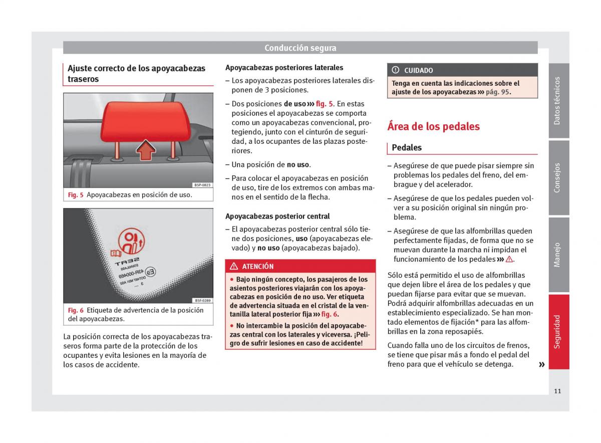 Seat Altea manual del propietario / page 13