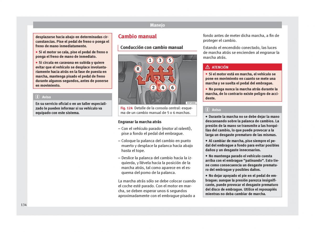 Seat Altea manual del propietario / page 136