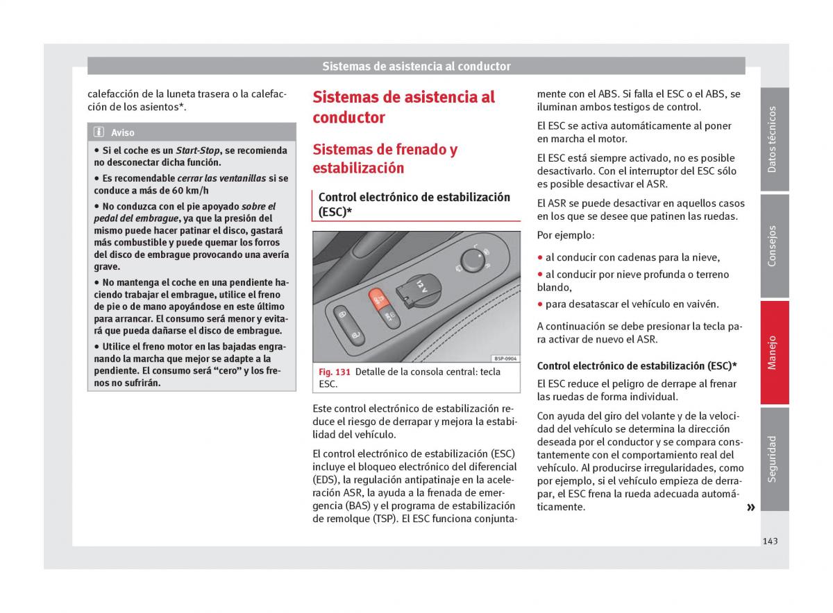 Seat Altea manual del propietario / page 145