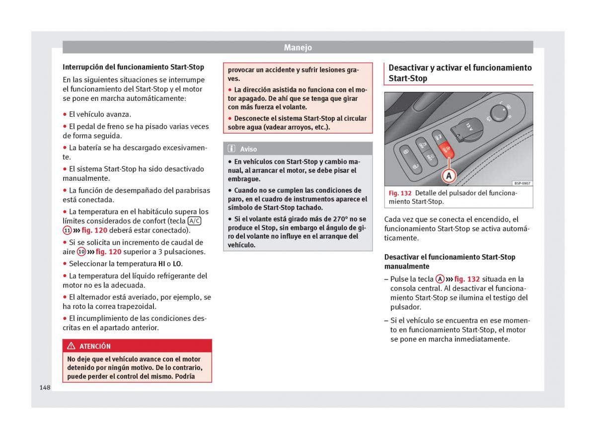 Seat Altea manual del propietario / page 150