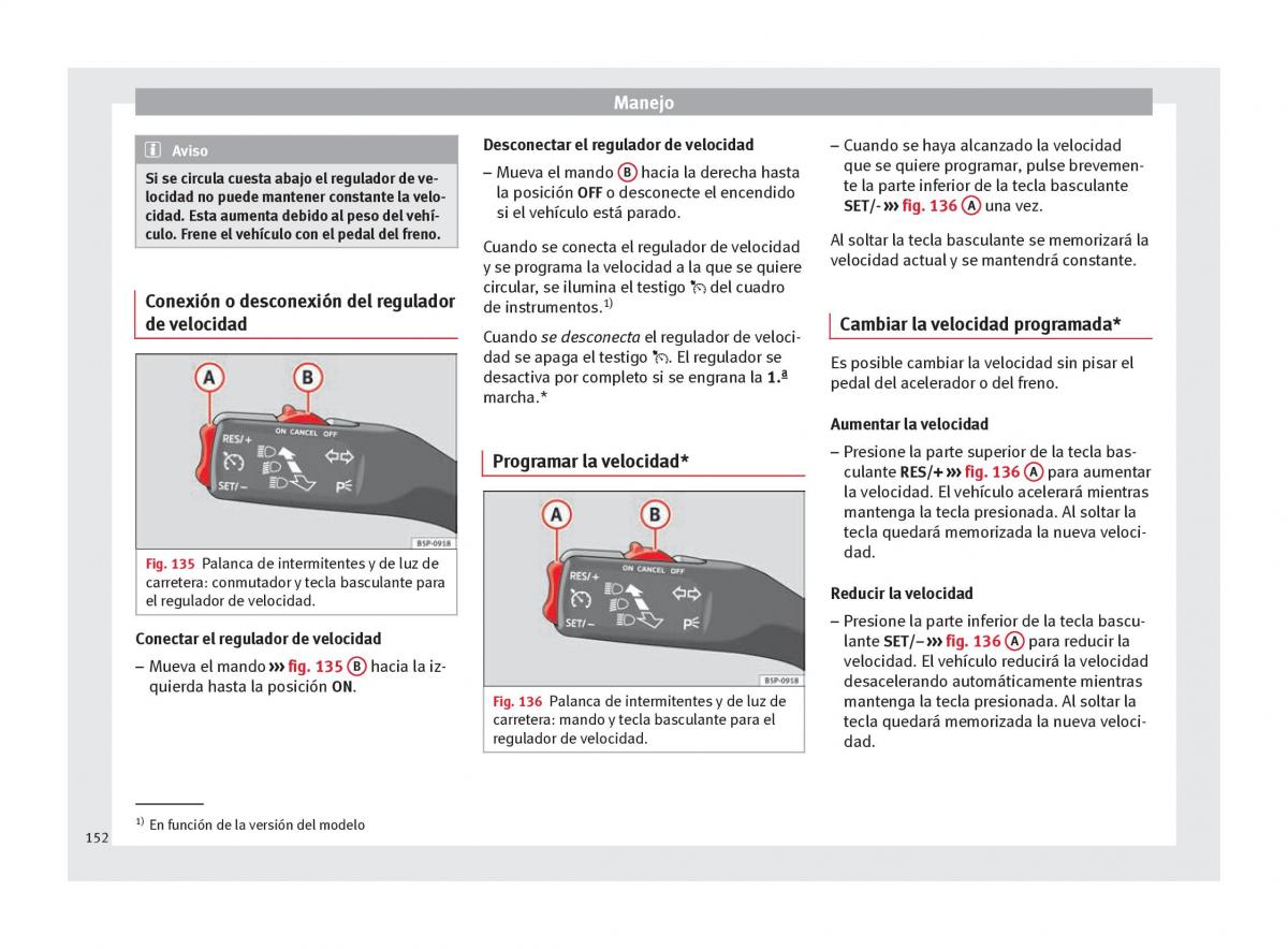 Seat Altea manual del propietario / page 154