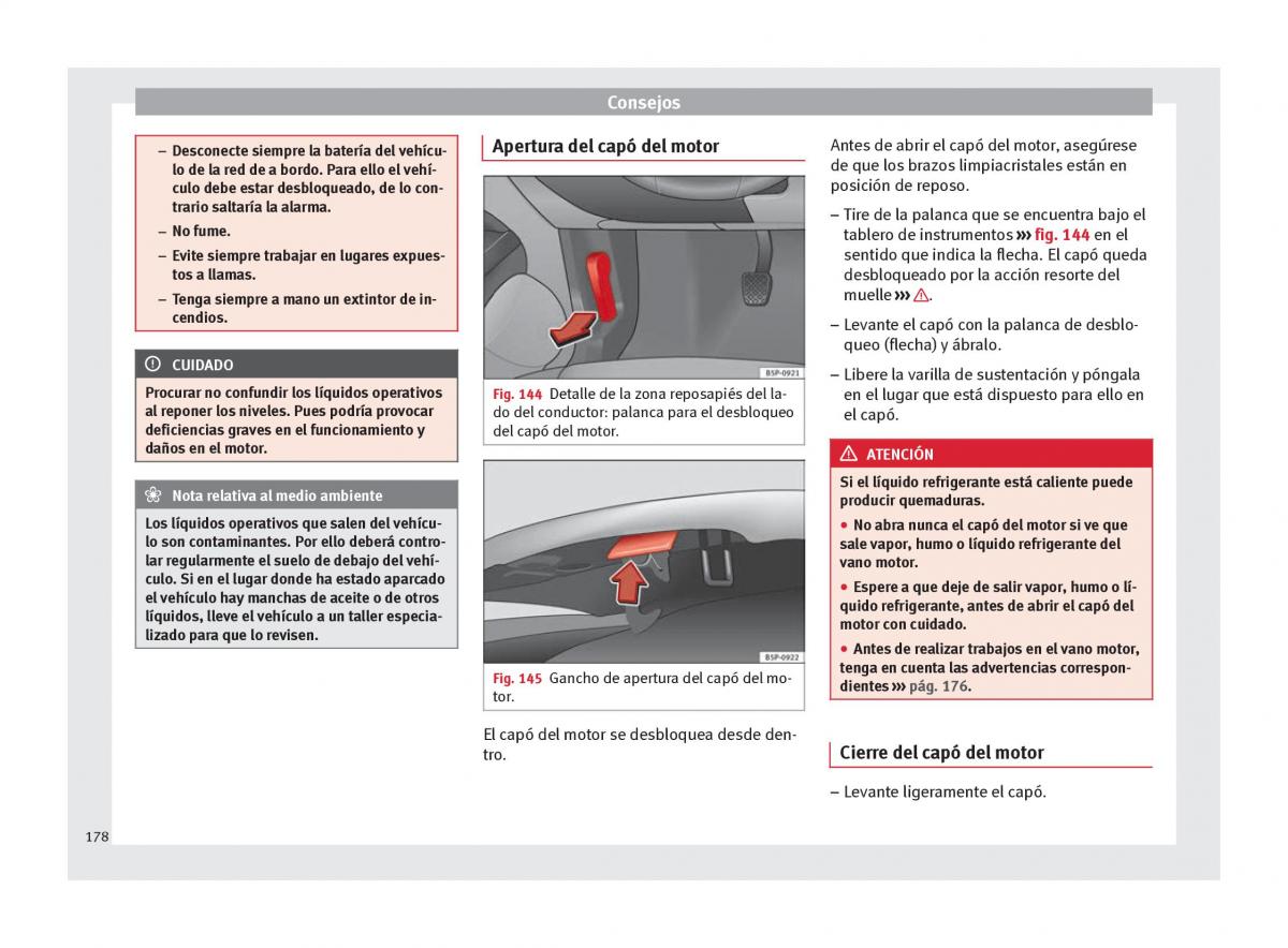 Seat Altea manual del propietario / page 180