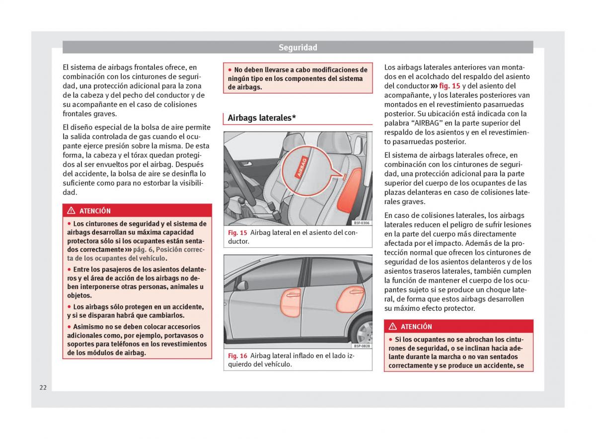 Seat Altea manual del propietario / page 24