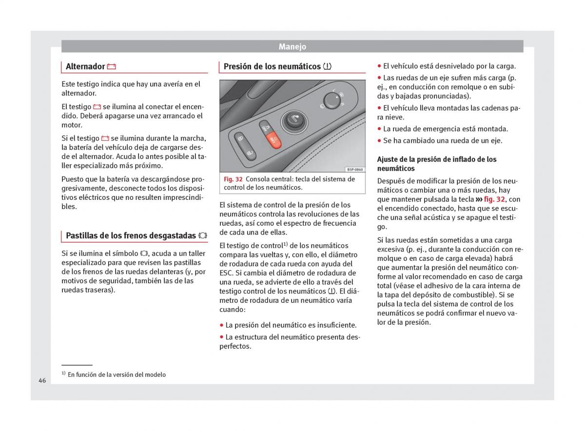 Seat Altea manual del propietario / page 48