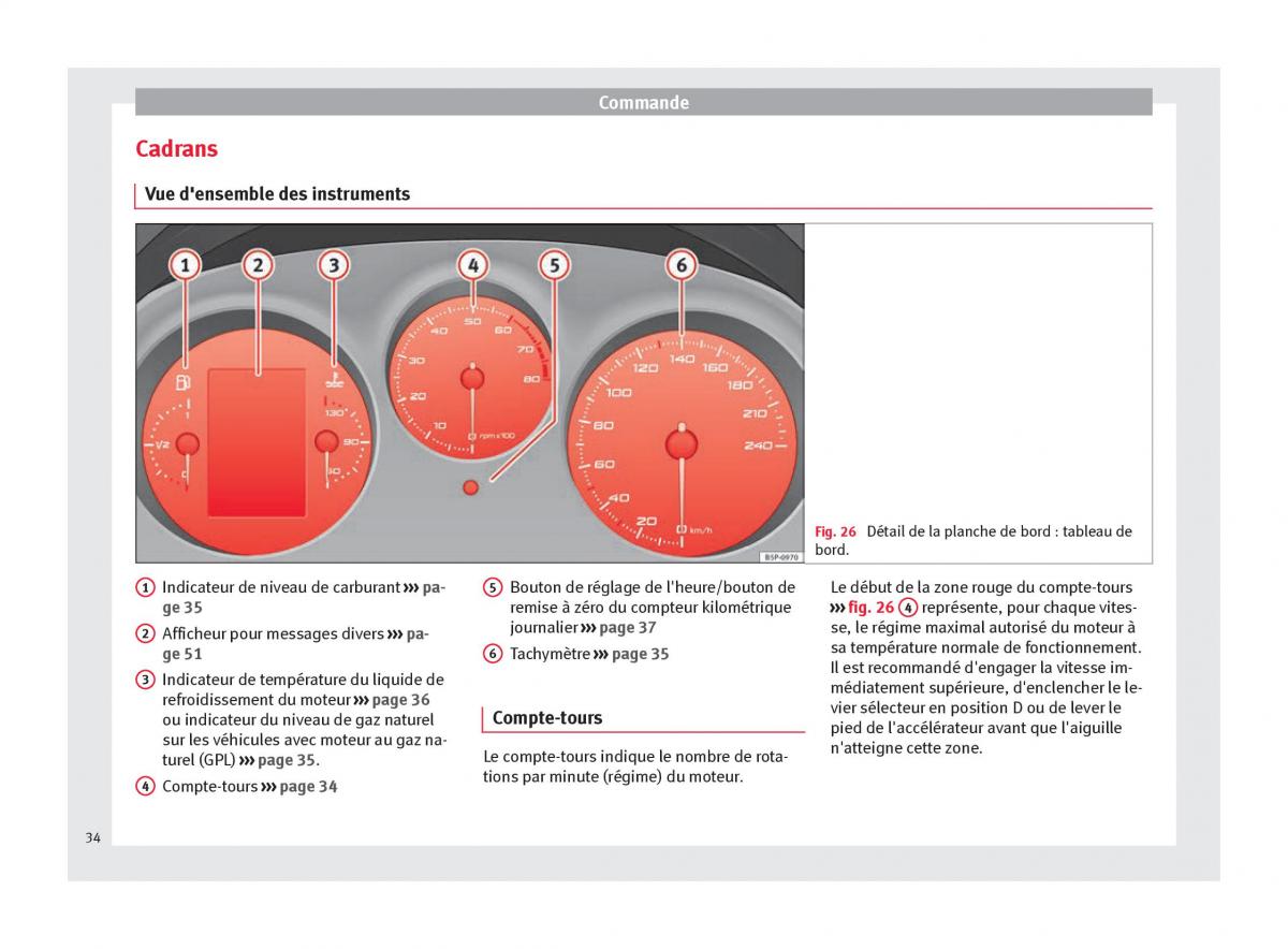 Seat Altea manuel du proprietaire / page 36