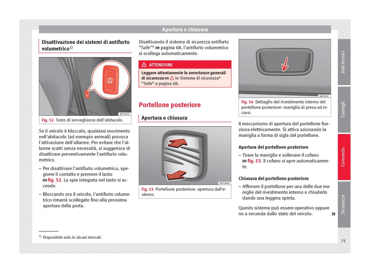 Seat Altea manuale del proprietario / page 77