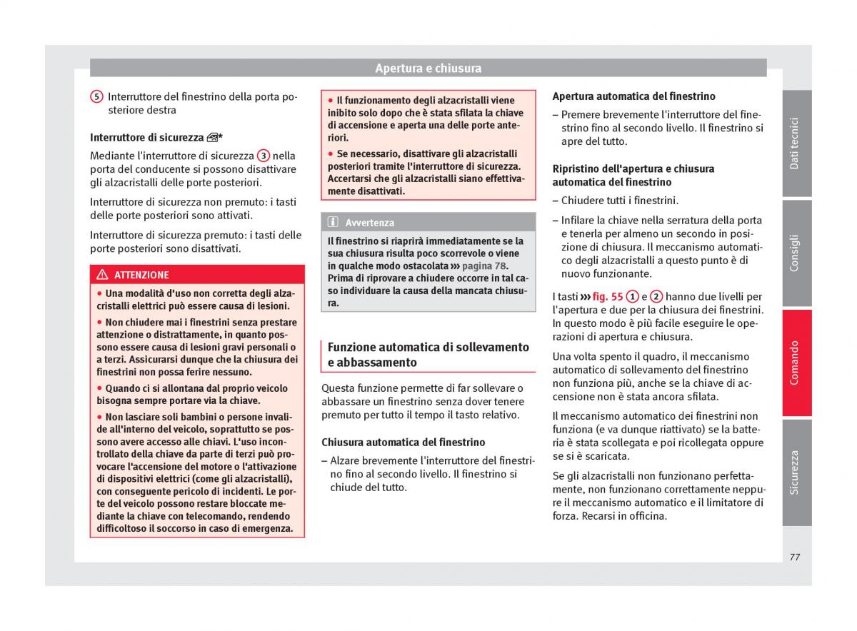 Seat Altea manuale del proprietario / page 79