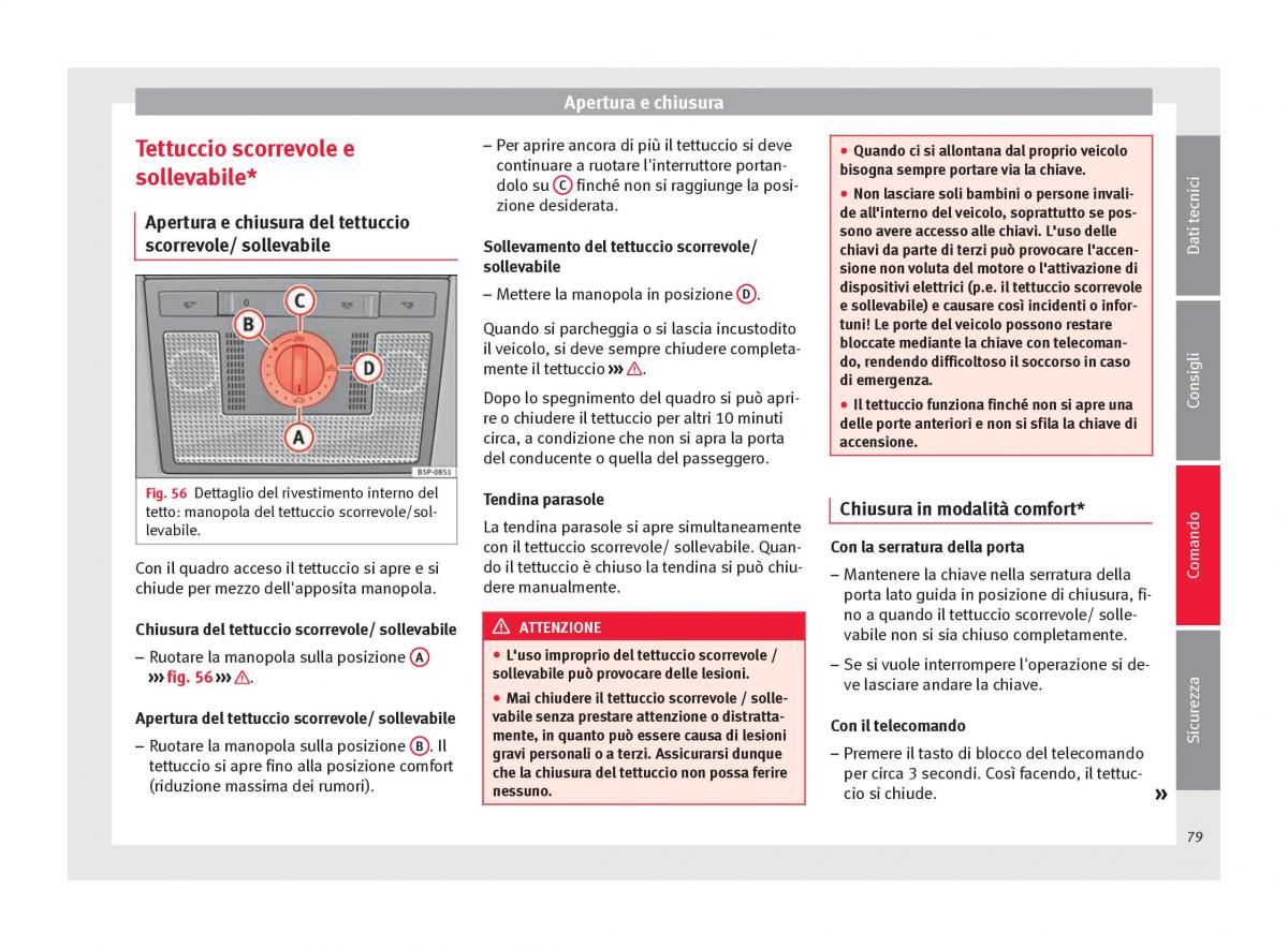 Seat Altea manuale del proprietario / page 81