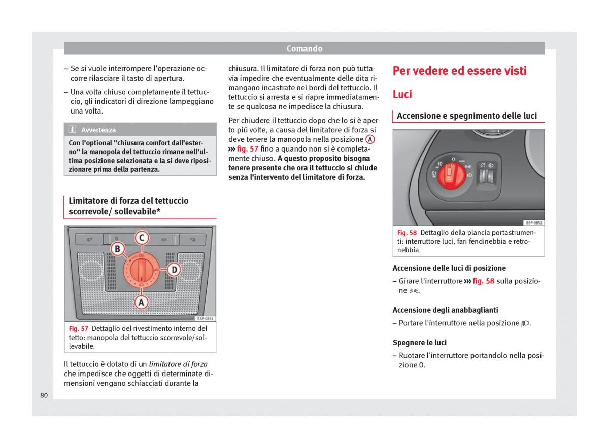 Seat Altea manuale del proprietario / page 82