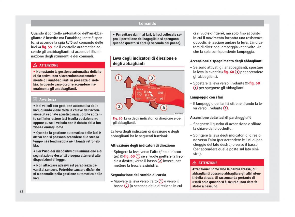 Seat Altea manuale del proprietario / page 84