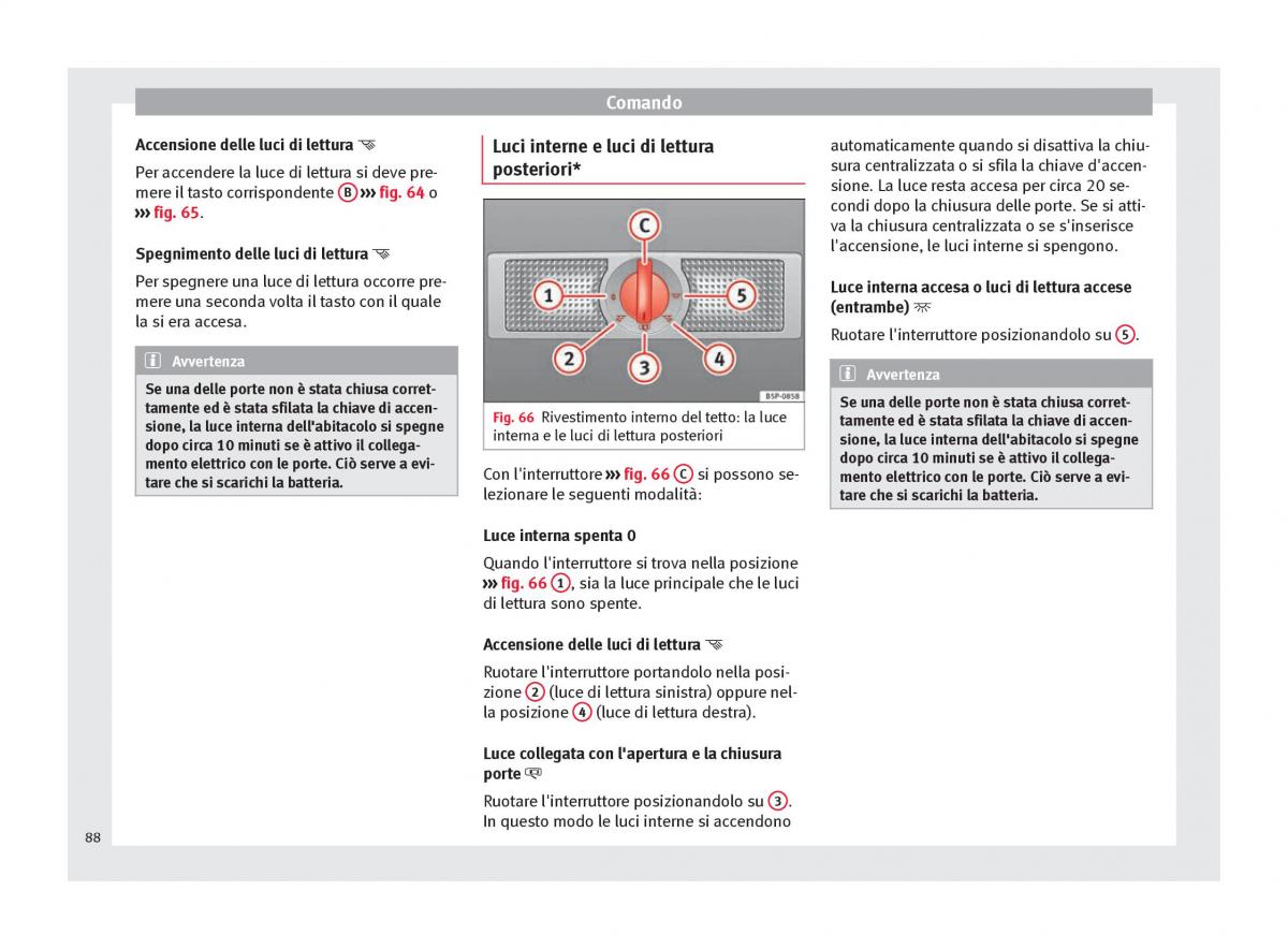 Seat Altea manuale del proprietario / page 90