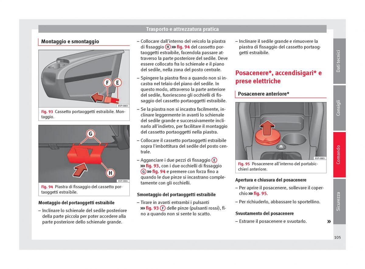 Seat Altea manuale del proprietario / page 107