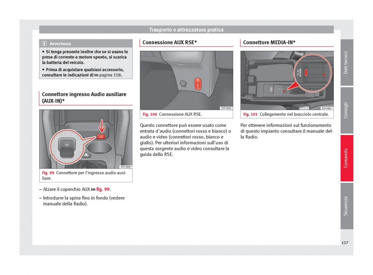 Seat Altea manuale del proprietario / page 109