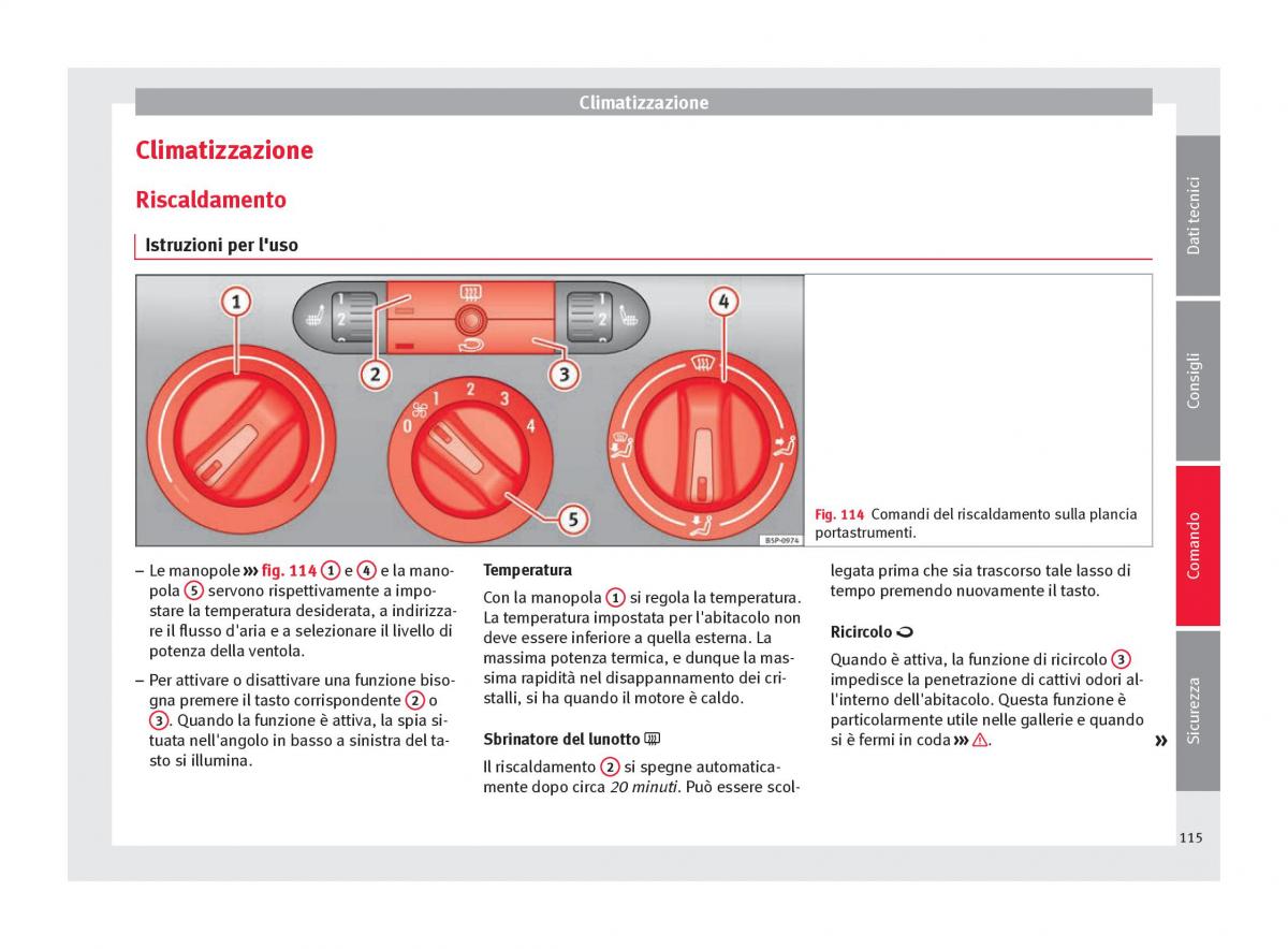 Seat Altea manuale del proprietario / page 117