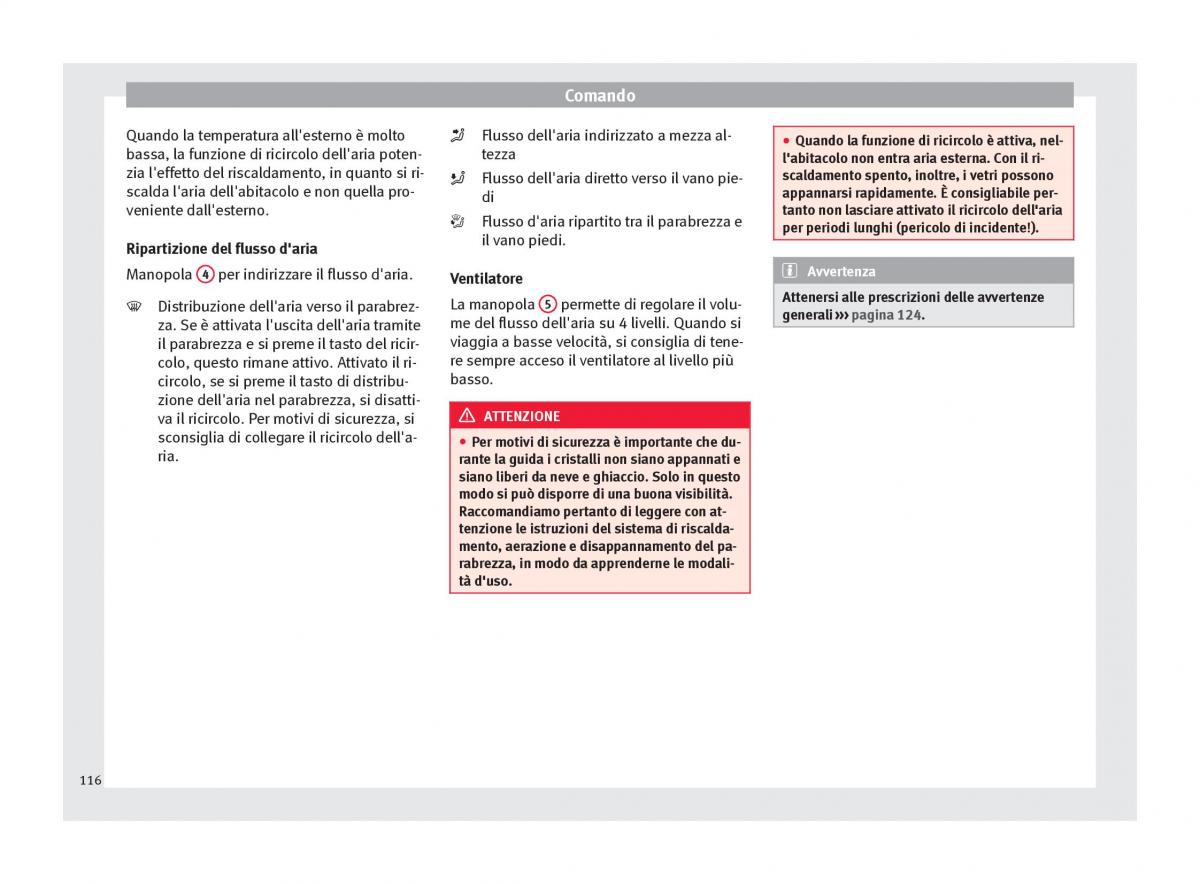 Seat Altea manuale del proprietario / page 118