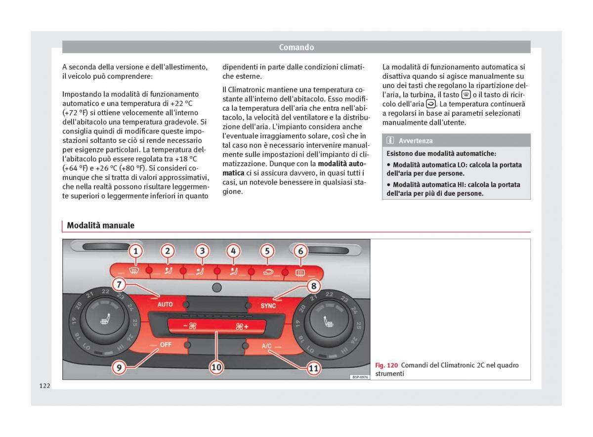 Seat Altea manuale del proprietario / page 124