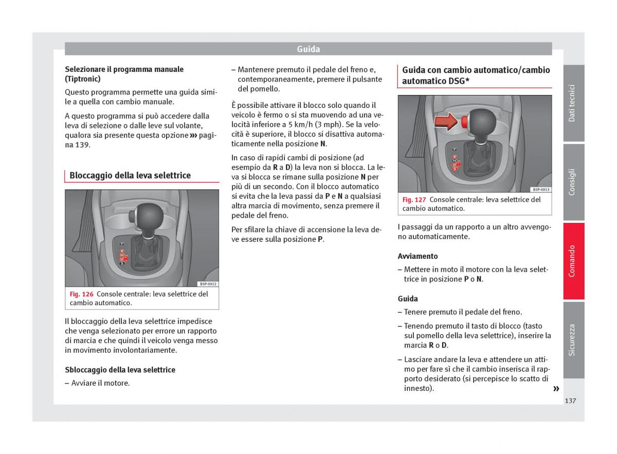 Seat Altea manuale del proprietario / page 139