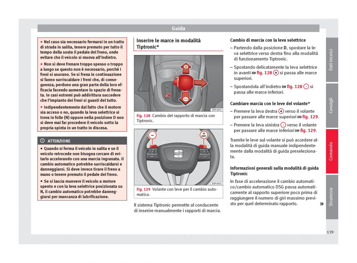 Seat Altea manuale del proprietario / page 141