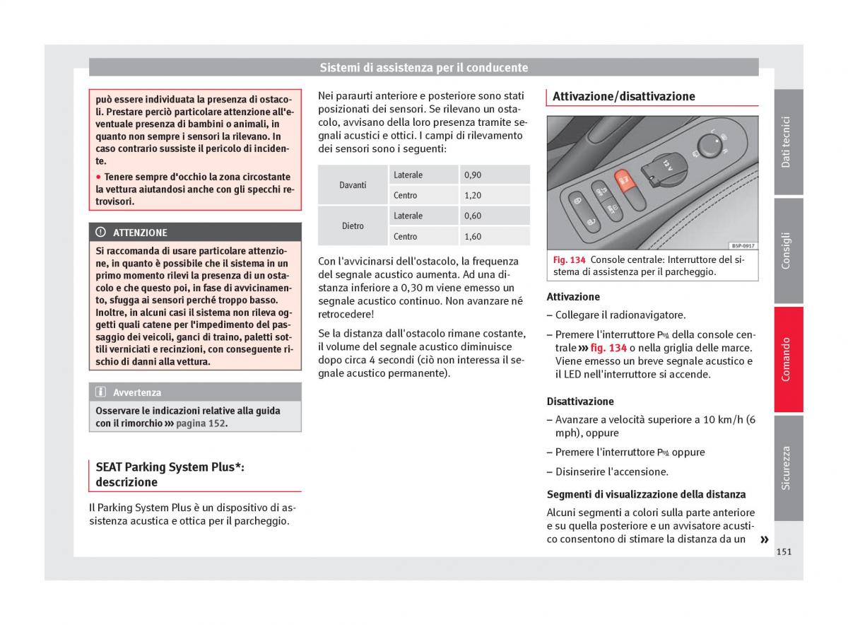 Seat Altea manuale del proprietario / page 153