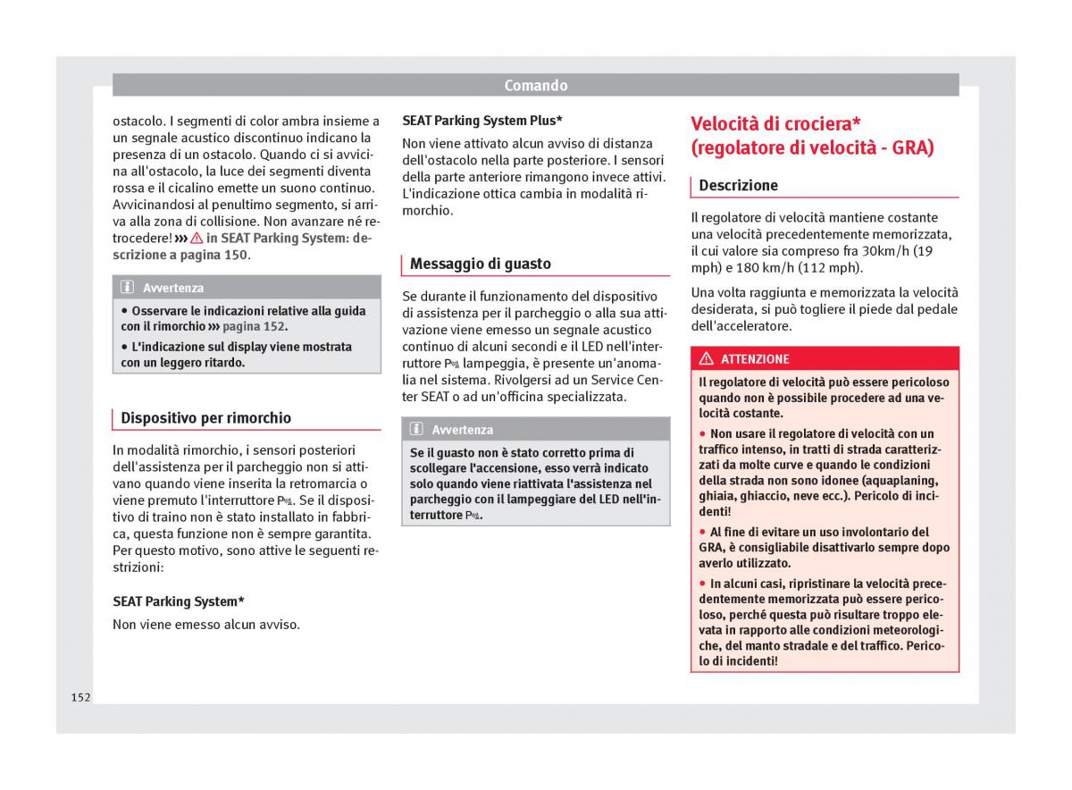 Seat Altea manuale del proprietario / page 154