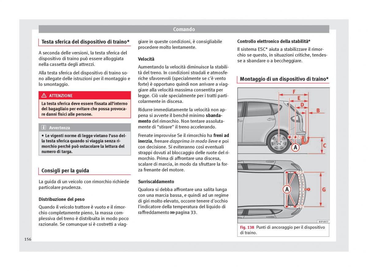 Seat Altea manuale del proprietario / page 158