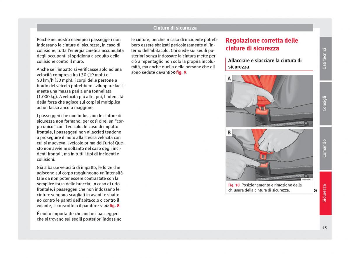 Seat Altea manuale del proprietario / page 17