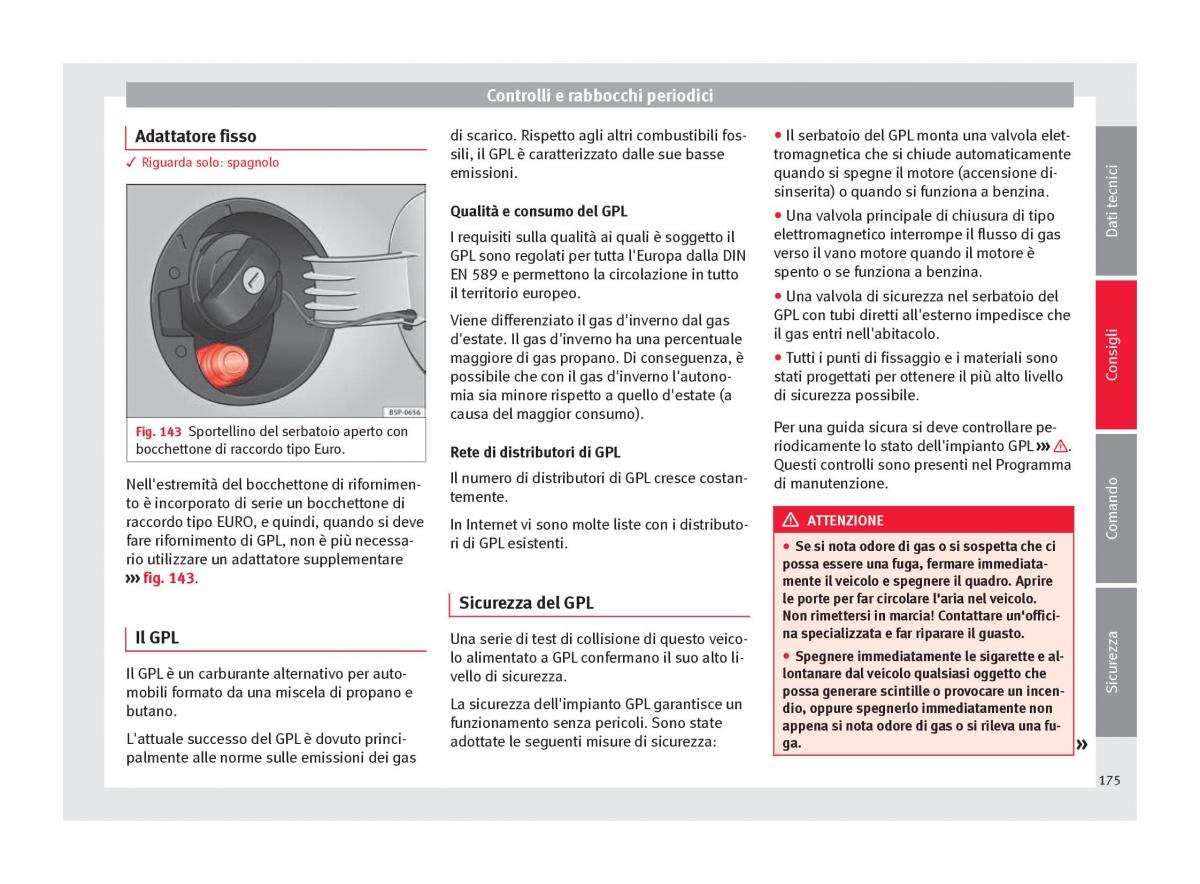 Seat Altea manuale del proprietario / page 177