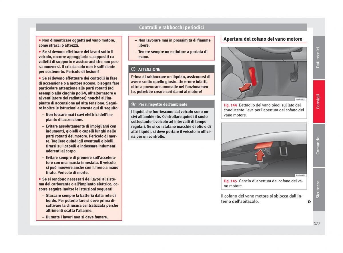 Seat Altea manuale del proprietario / page 179