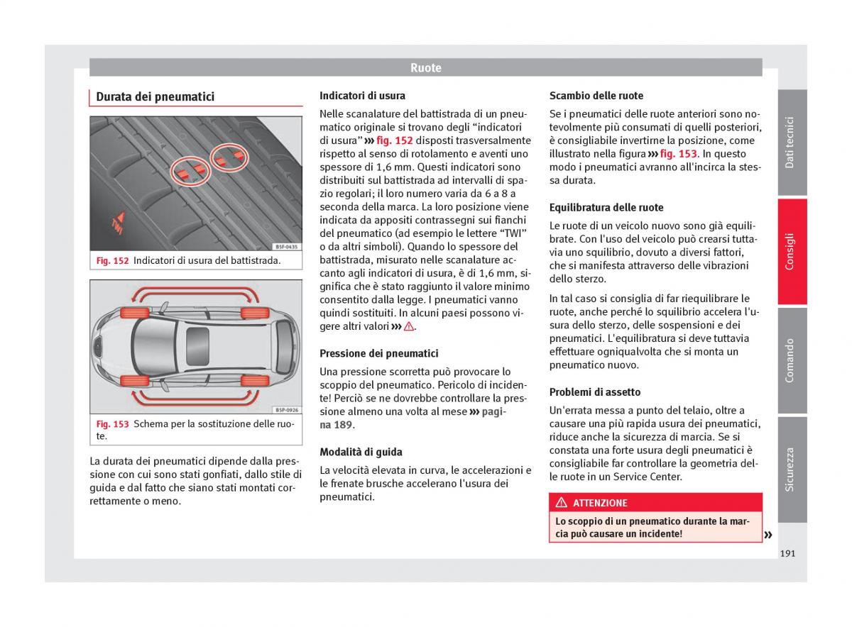 Seat Altea manuale del proprietario / page 193