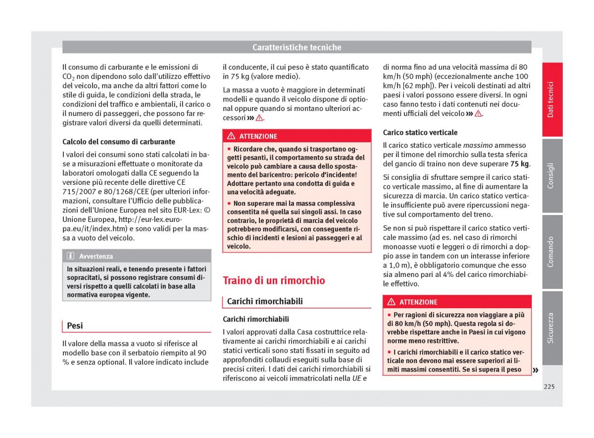 Seat Altea manuale del proprietario / page 227