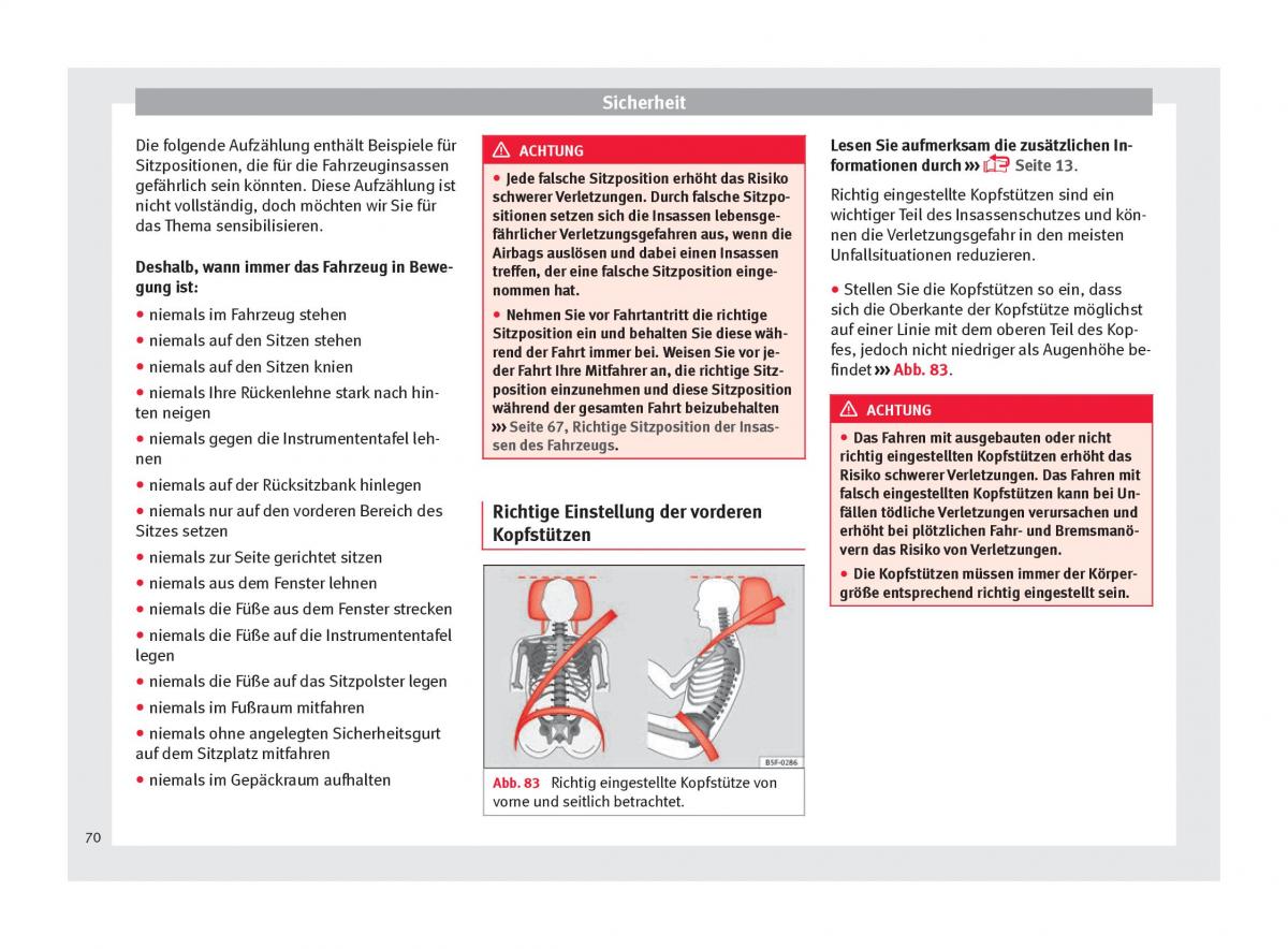 Seat Ateca Handbuch / page 72