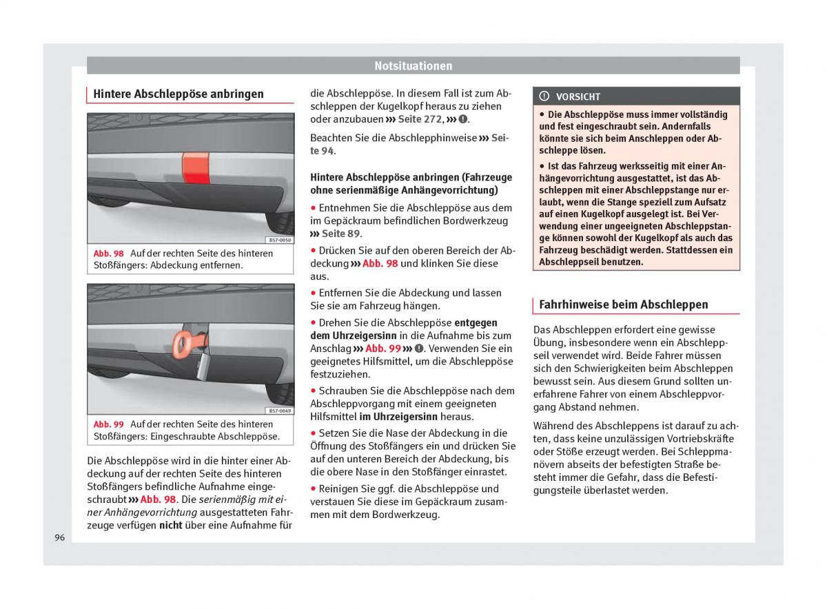 Seat Ateca Handbuch / page 98