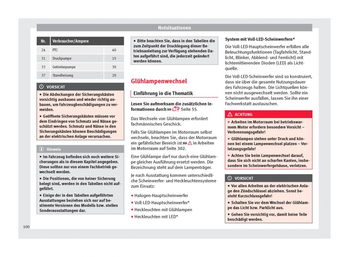 Seat Ateca Handbuch / page 102