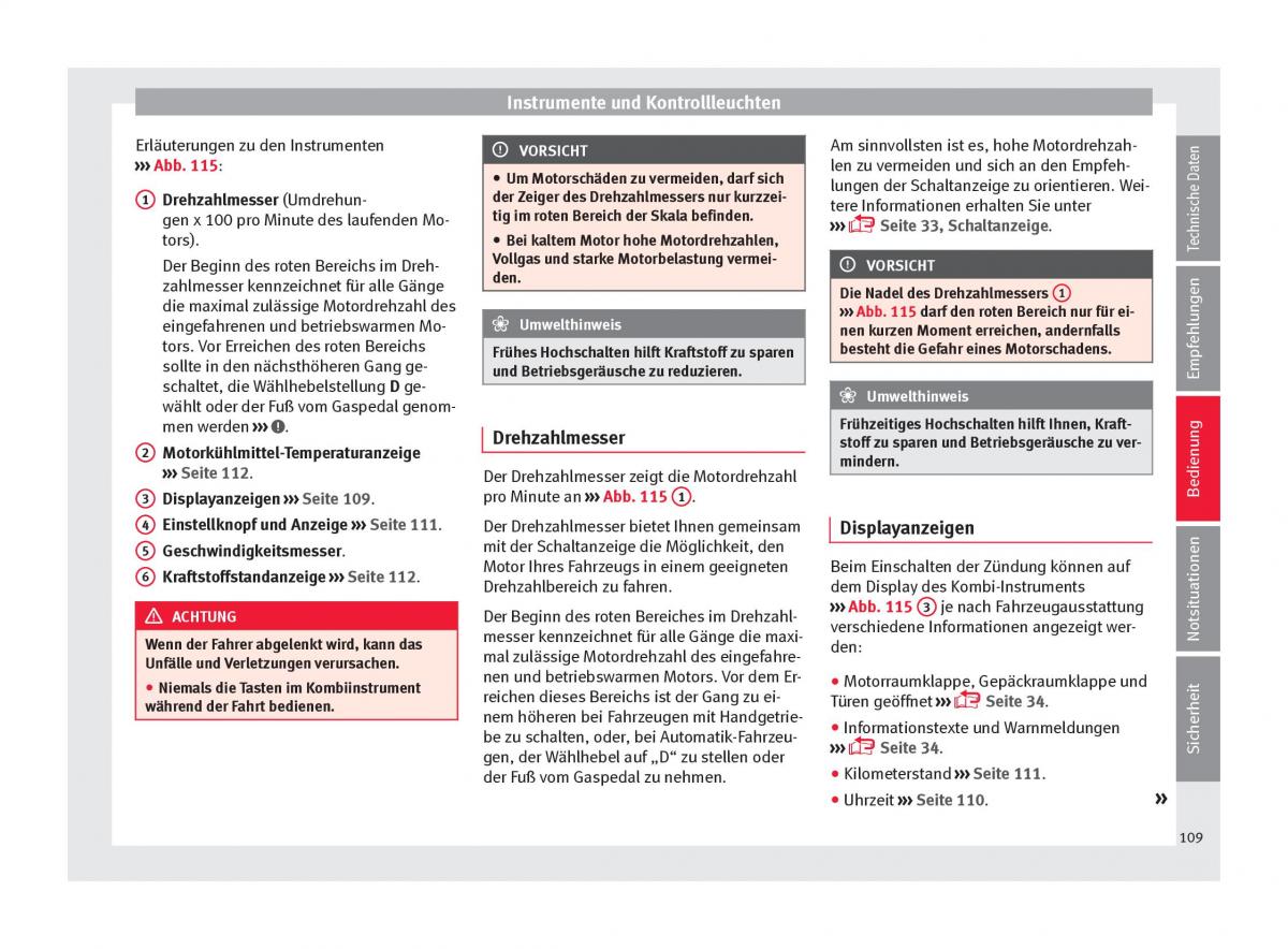 Seat Ateca Handbuch / page 111