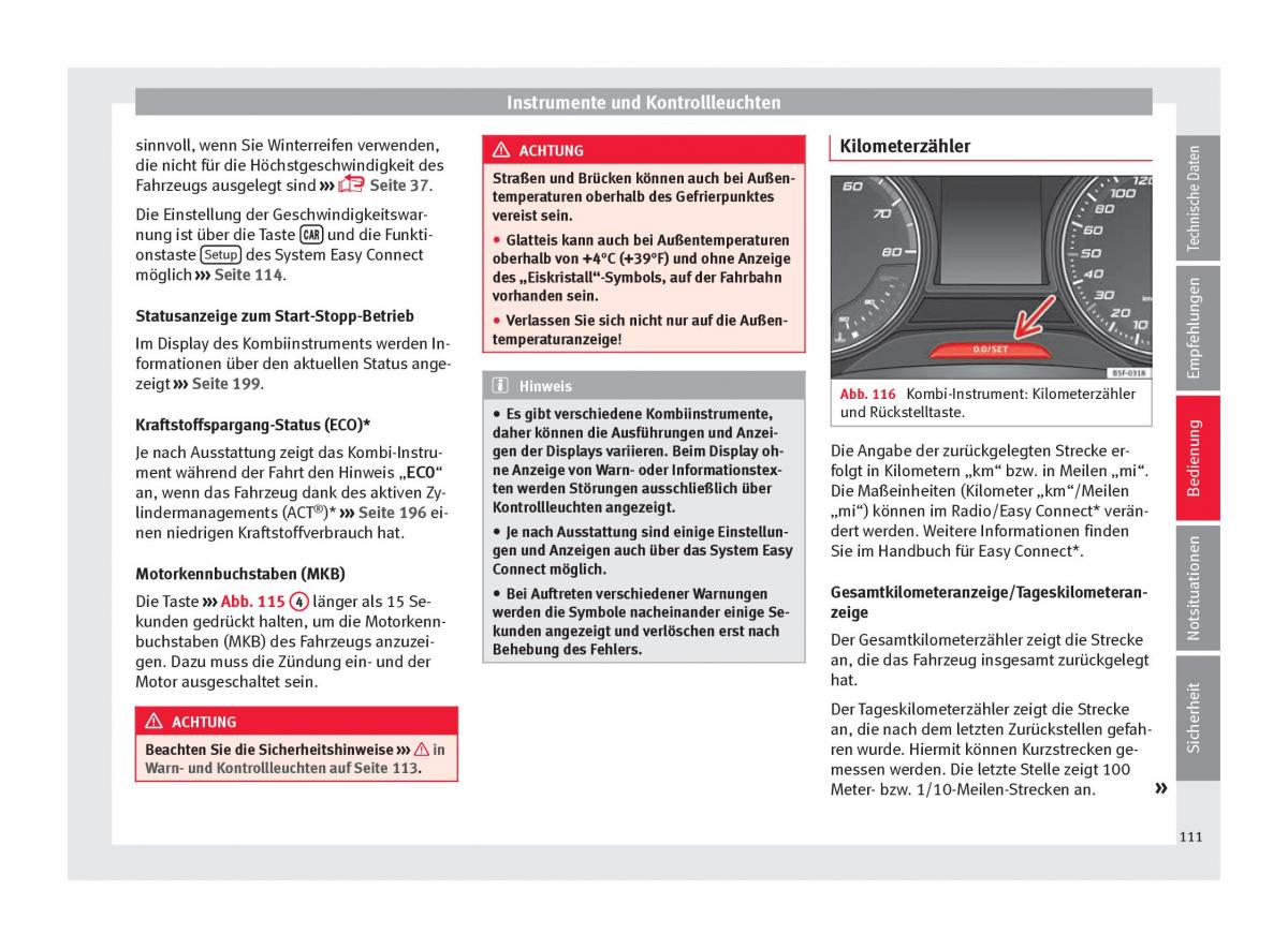 Seat Ateca Handbuch / page 113