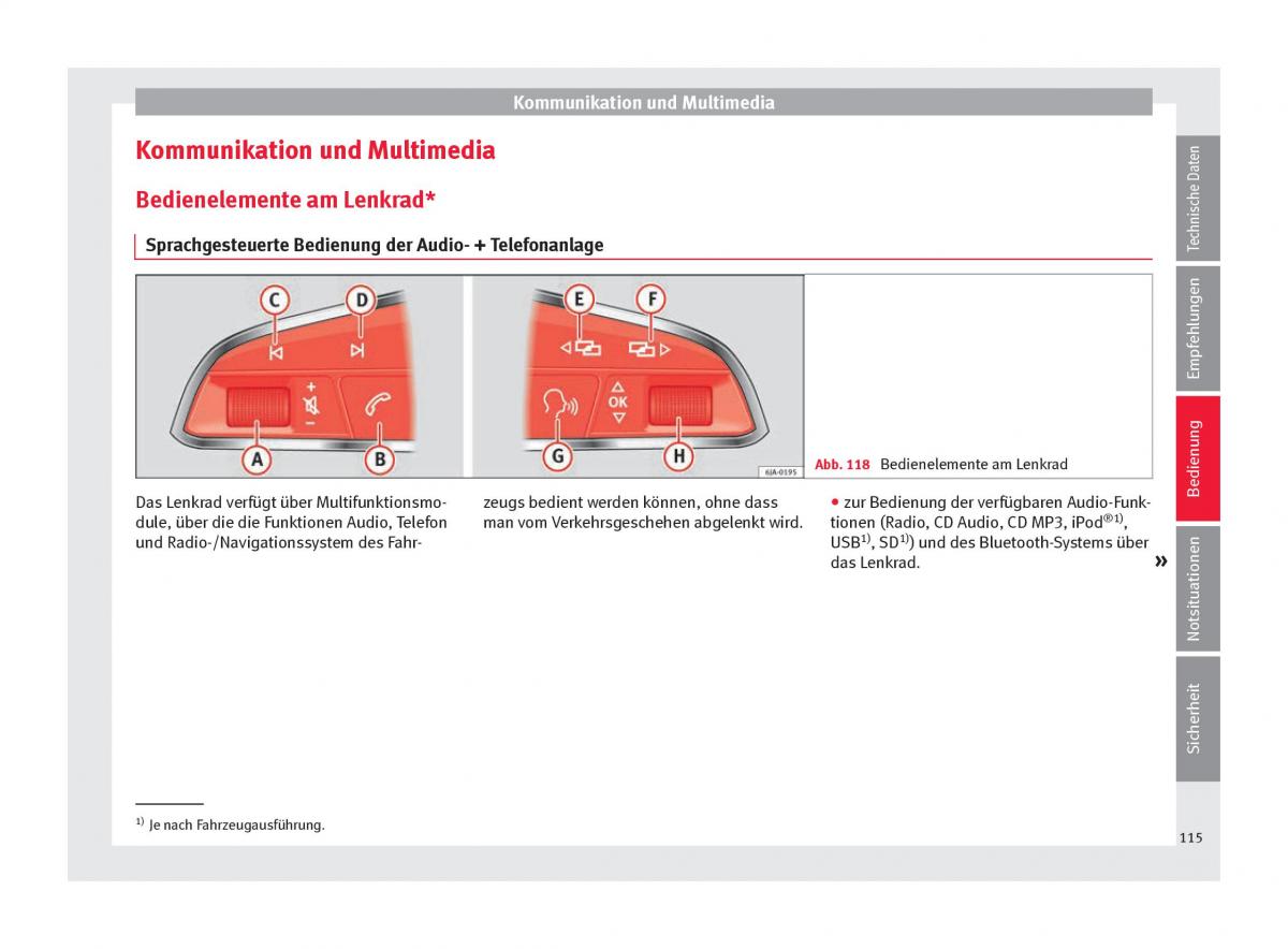 Seat Ateca Handbuch / page 117