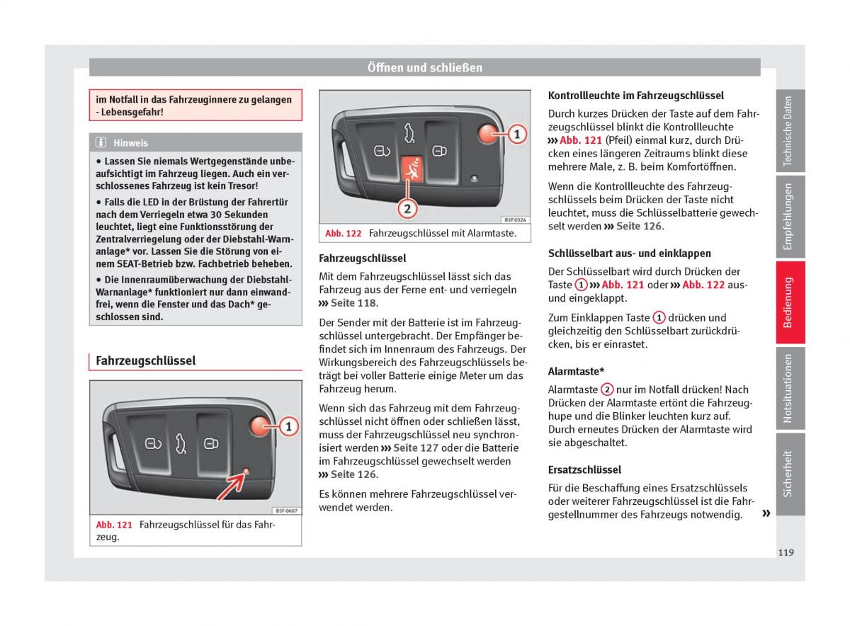 Seat Ateca Handbuch / page 121