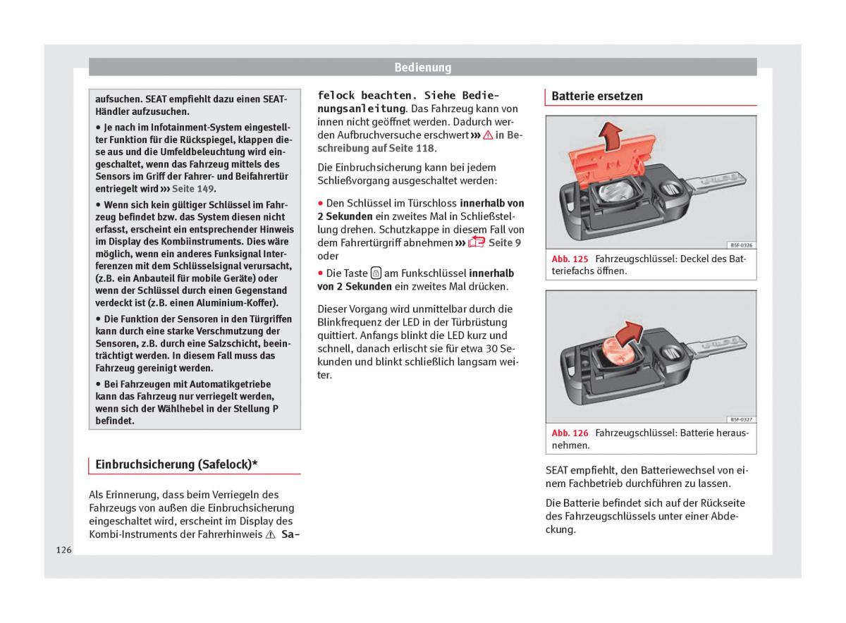 Seat Ateca Handbuch / page 128