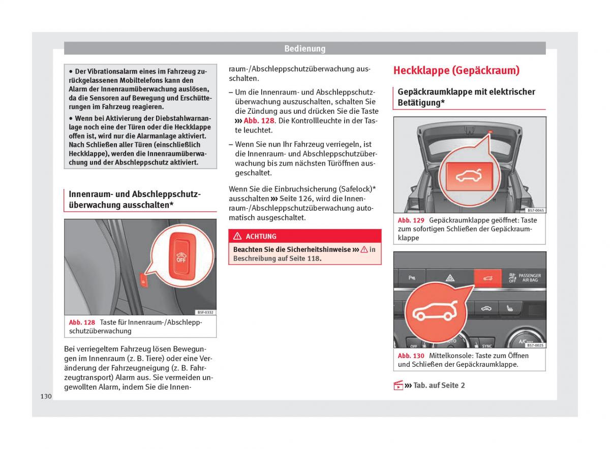 Seat Ateca Handbuch / page 132