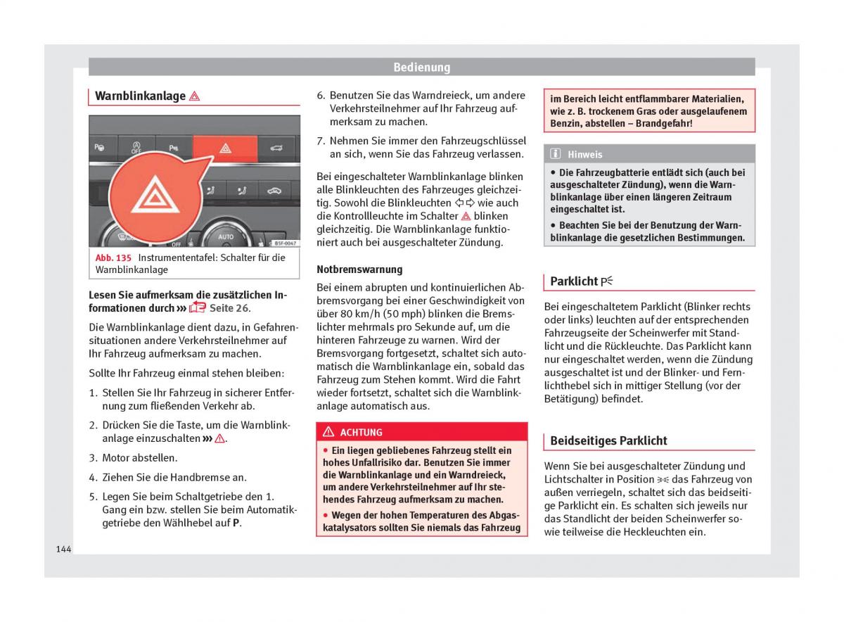 Seat Ateca Handbuch / page 146