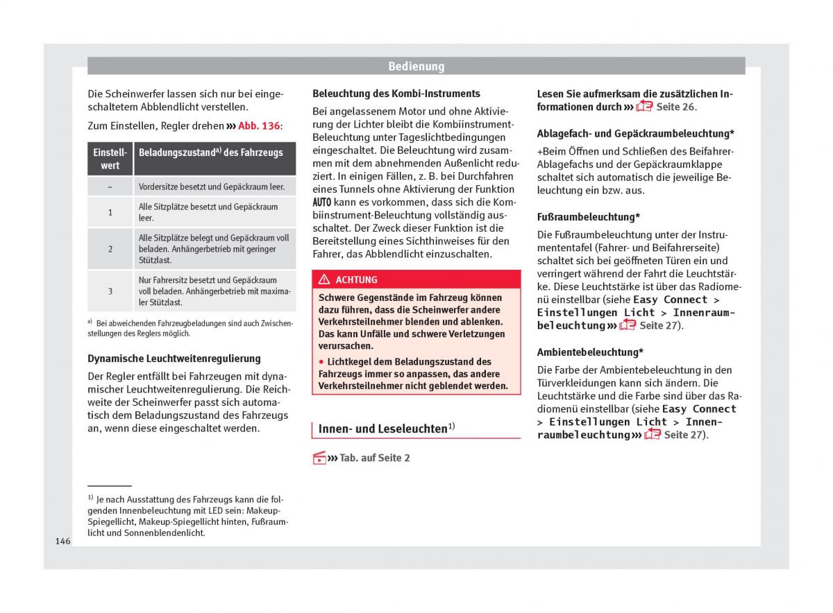 Seat Ateca Handbuch / page 148