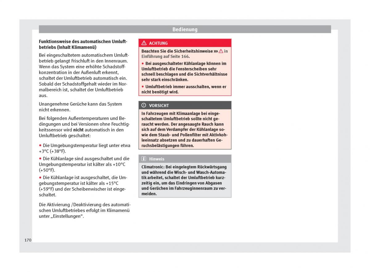Seat Ateca Handbuch / page 172