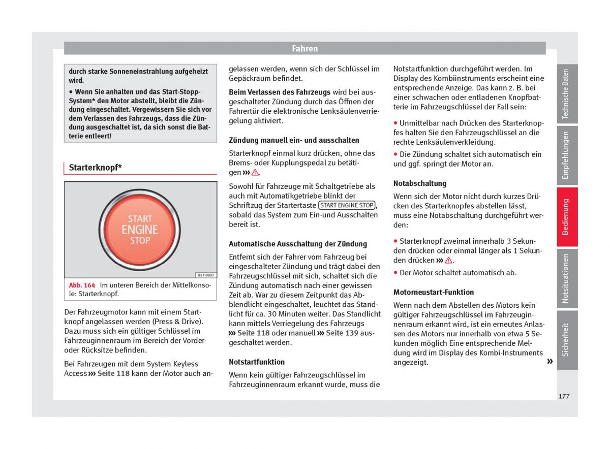 Seat Ateca Handbuch / page 179